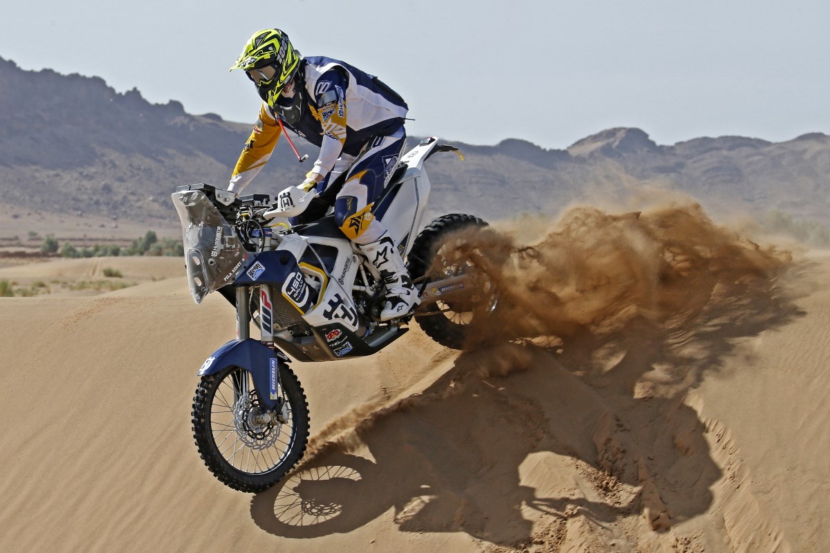 כך נראה אופנוע הראלי של הוסקוורנה