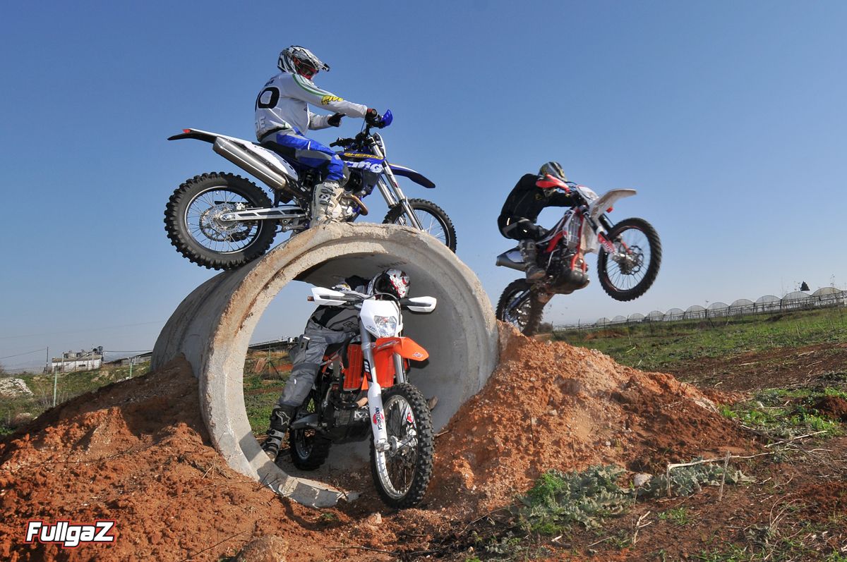 מבחן השוואתי: אופנועי אנדורו 350-300 סמ"ק