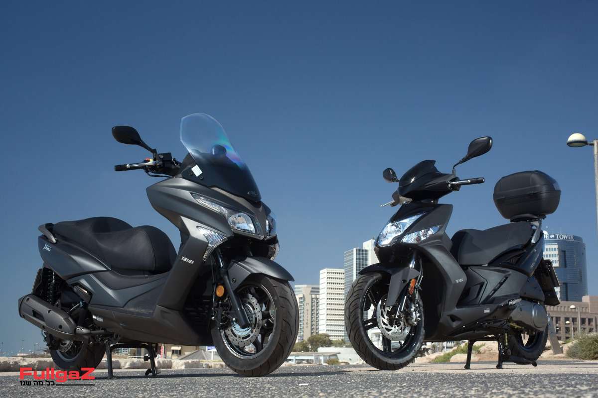 דגמי 125 סמ"ק חדשים לקימקו בישראל