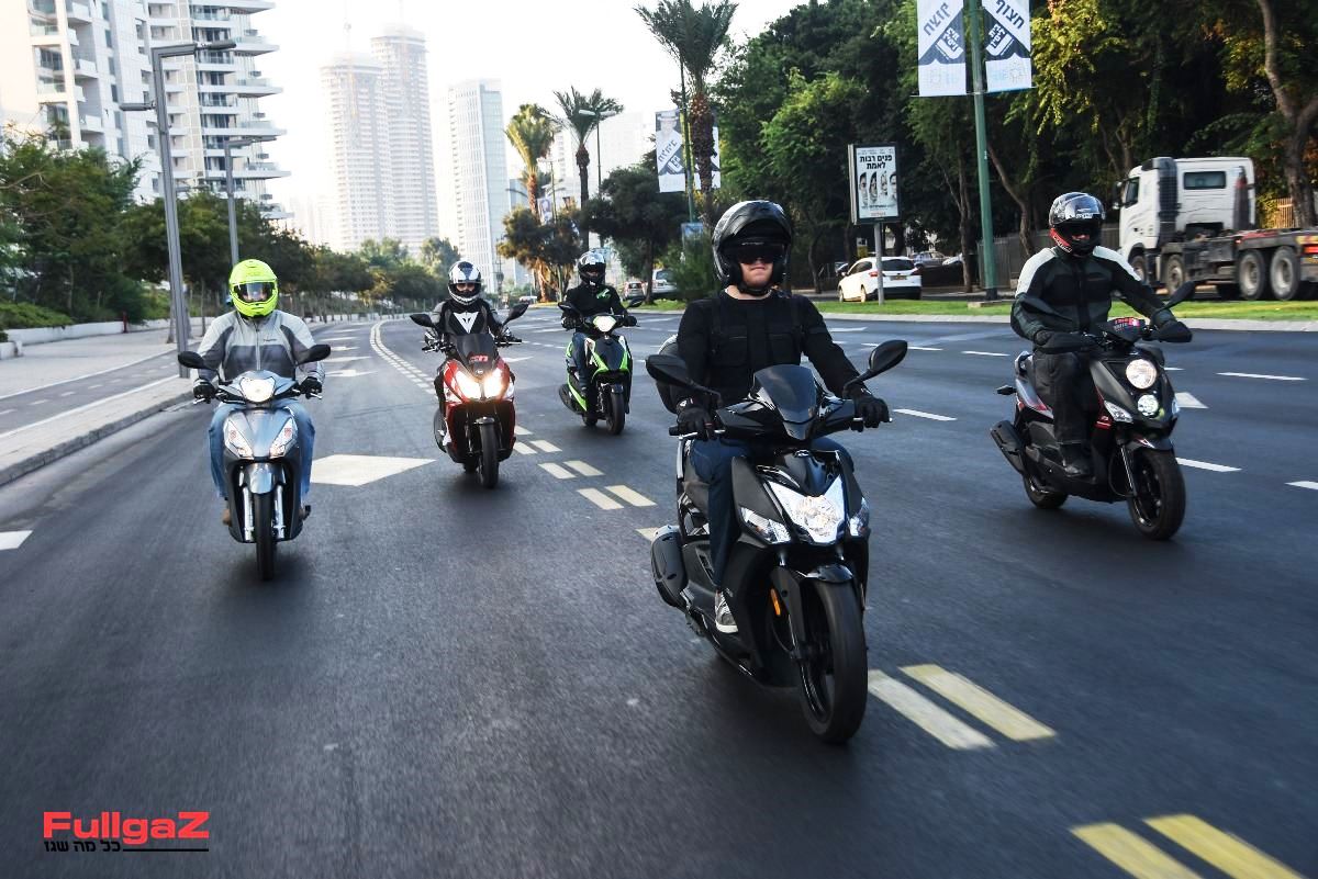 5 קטנועי 125 סמ"ק במבחן דרכים – בחזרה לקמפוס