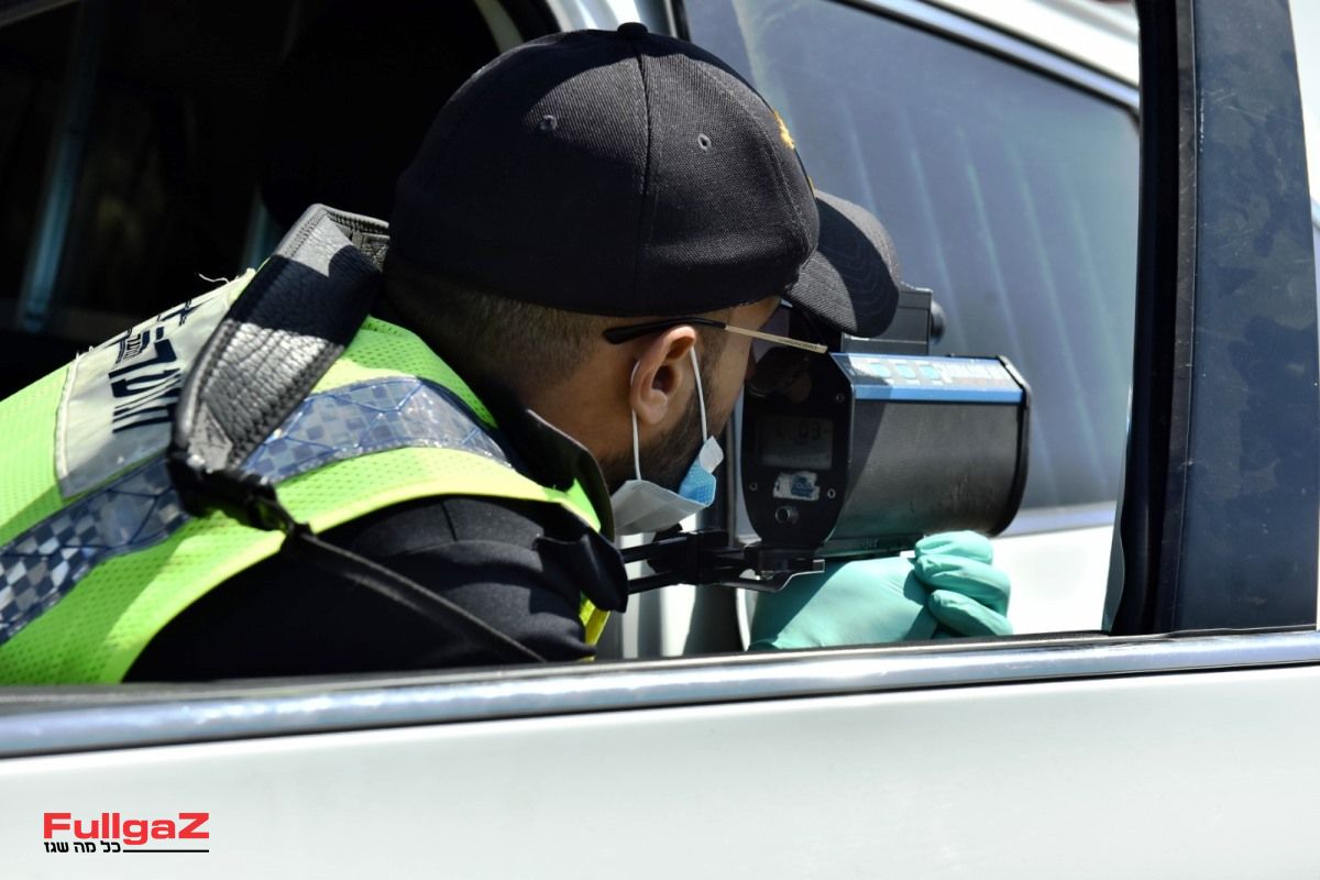 על קשר עין בין השוטר לרוכב בעבירת מהירות