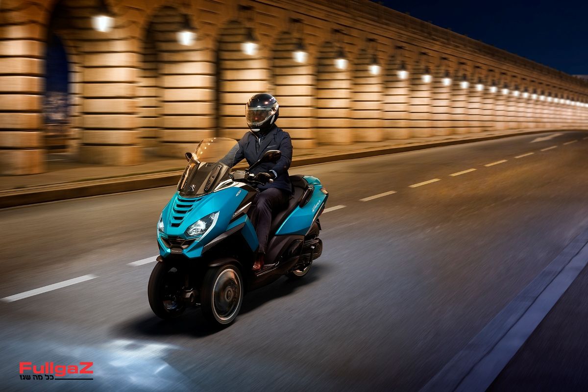 פיג'ו מציגה מטרופוליס 400 מחודש