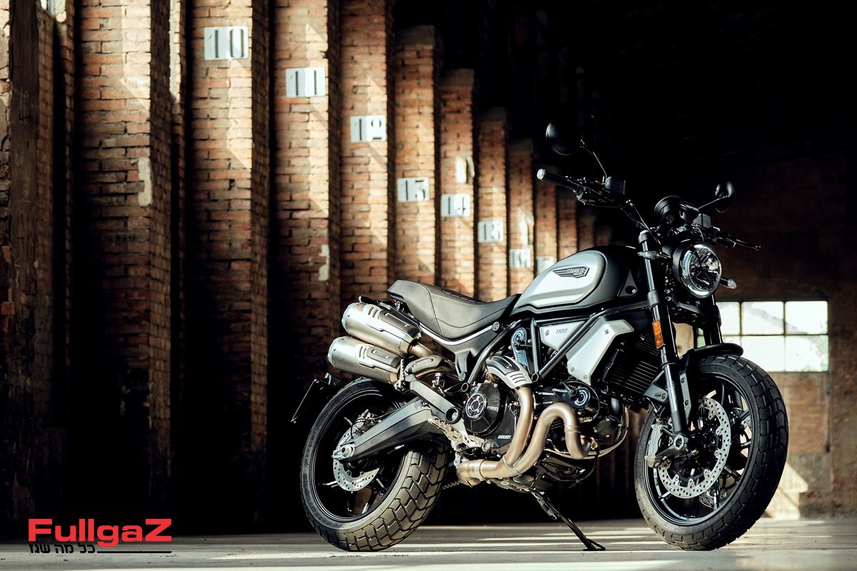 דוקאטי: סקרמבלר 1100 דארק פרו – גרסת כניסה