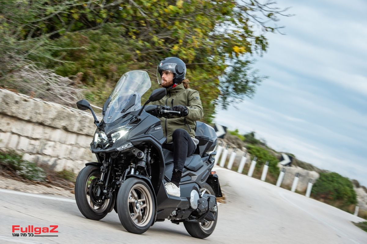 קימקו חושפת את ה-CV3 התלת-גלגלי