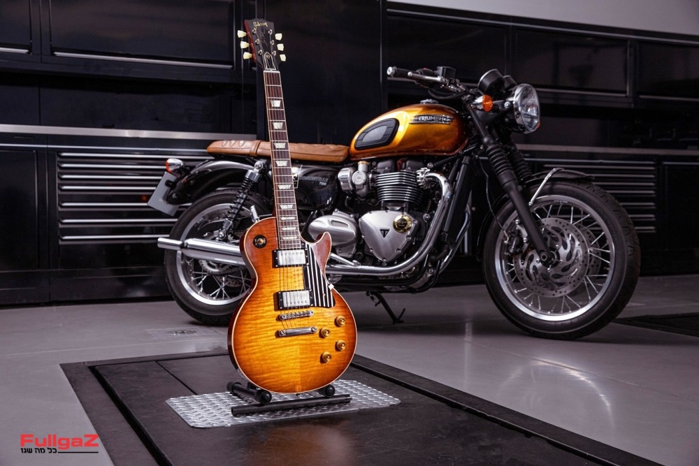 שיתוף פעולה: טריומף ויצרנית הגיטרות גיבסון