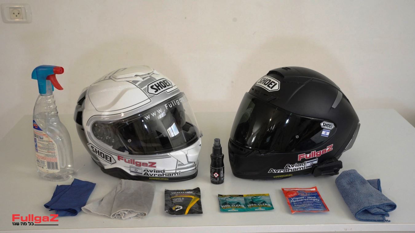 מדריך וידאו: ניקוי משקף וקסדה