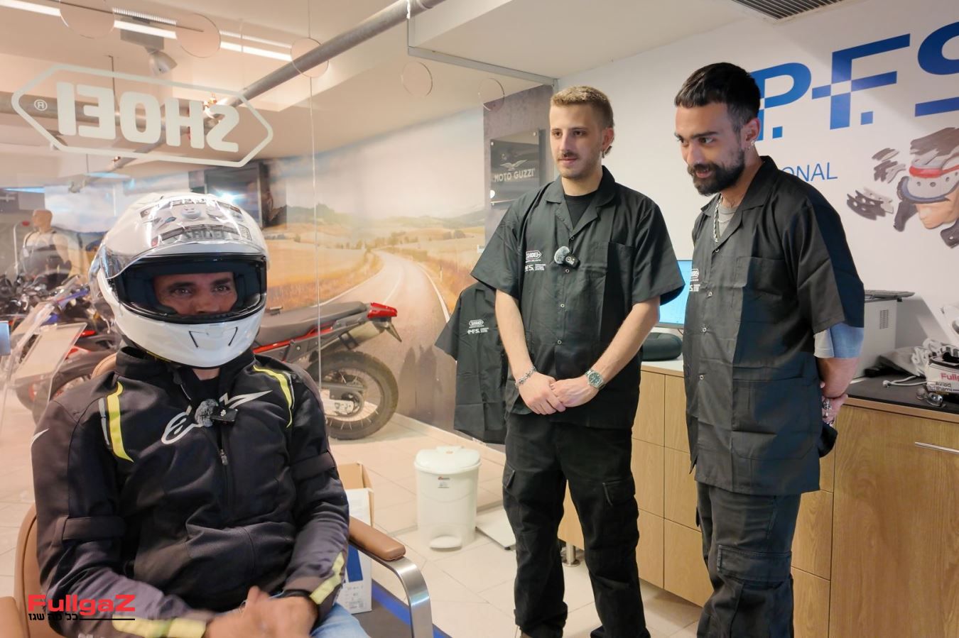 SHOEI PFS – התאמת קסדה אישית לראש הרוכב